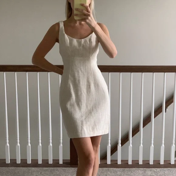 white christmas dresses Elevated Mini Dress main image 1